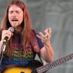 Lukas Nelson performs at The Newport Folk Festival in Rhode Island Newport^ Rhode Island^ USA - July 26^2019