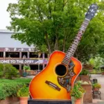 Aug 08^ 2023-Nashville^ TN: Aerial view of the Grand Ole Opry in Nashville Tennessee.