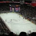 Raleigh^ North Carolina: Hurricanes hockey game at the RBC Center