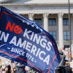 2^500 people gathered at the Utah State Capitol Building to protest President Trump during the 50501 protests that happened throughout the country. Salt Lake City^ Utah- April 19 2025