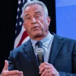 Robert F. Kennedy Jr. at a campaign stop in Brooklyn^ NY on May 1^ 2024