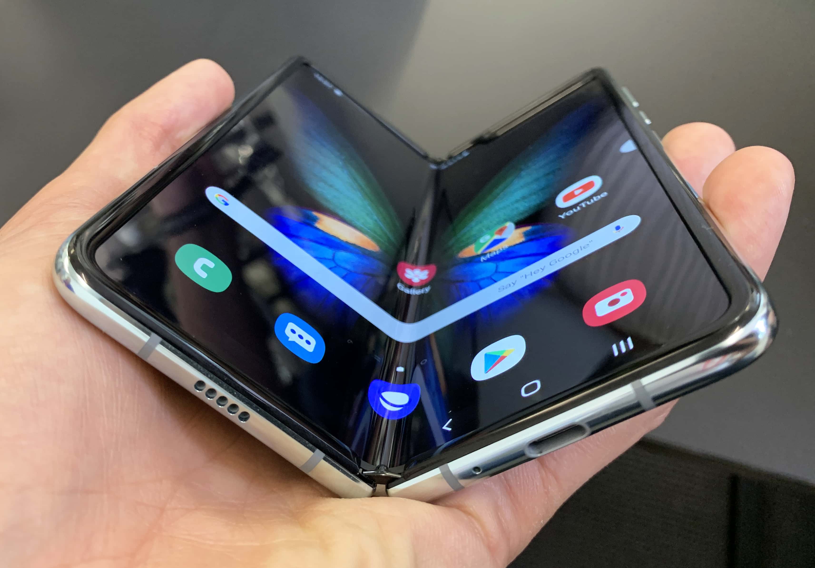  Samsung  s Folding Phone  Hits The US 77 WABC
