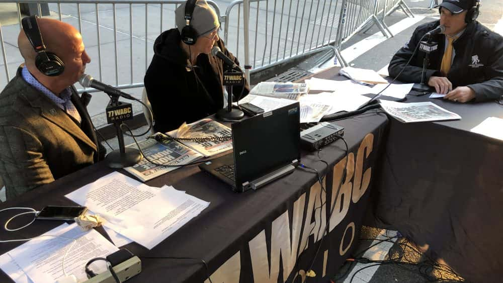 77 WABC Live From The New York City Veterans Day Parade With Bernie ...