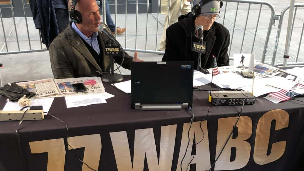 77 WABC Live From The New York City Veterans Day Parade With Bernie ...