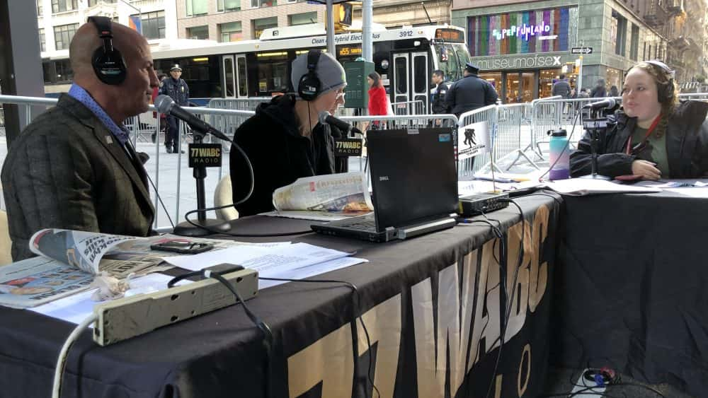 77 WABC Live From The New York City Veterans Day Parade With Bernie ...