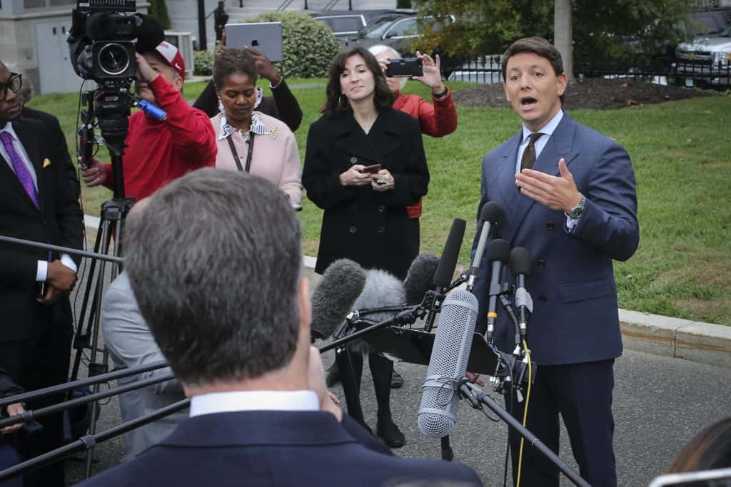 deputy-white-house-press-secretary-hogan-gidley-talks-to-reporters