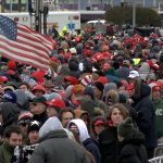 Syndication: AsburyPark: People wait outside the Wildwood (NJ) Convention Center where the President is scheduled to speak later Tuesday, January 28, 2020.Trump In Wildwood