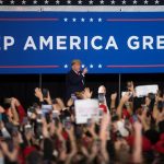 Syndication: CherryHill: President Donald Trump greets his supporters as he enters his "Keep America Great" rally held at the  Wildwoods Convention Center on Tuesday, Jan. 28, 2020.Trump In Wildwood Clf