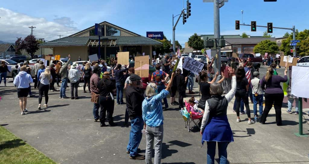 sequim-protest