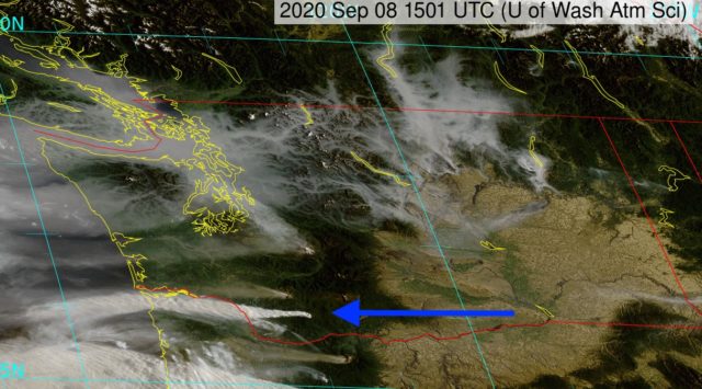 wildfire smoke from eastern washington should dissipate tuesday but canada could send moremyclallamcounty com myclallamcounty com wildfire smoke from eastern washington