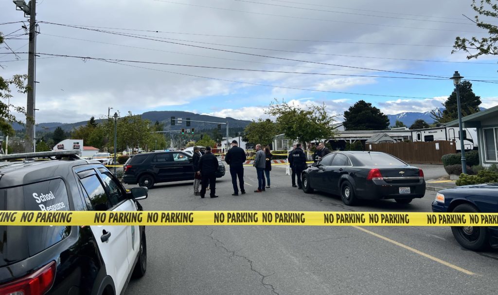 Suspect in Sequim's Thursday morning traffic stop incident may be