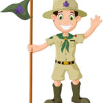 vector-illustration-of-cute-boy-scout-cartoon-holding-pole-yelling-2