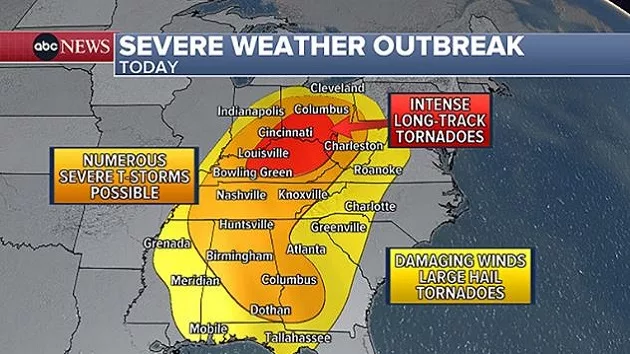 Severe weather tears through Ohio, Kentucky, IndianaMyClallamCounty.com ...