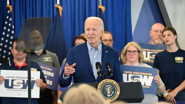 Biden promises union workers to keep US Steel 'American-owned, American-operated'