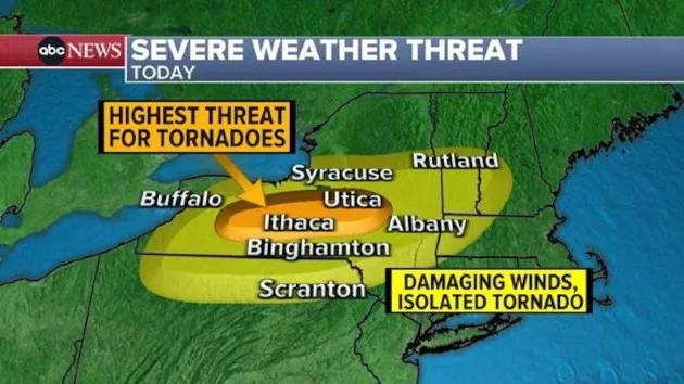 Beryl remnants move into Northeast, bringing flash flood and tornado ...