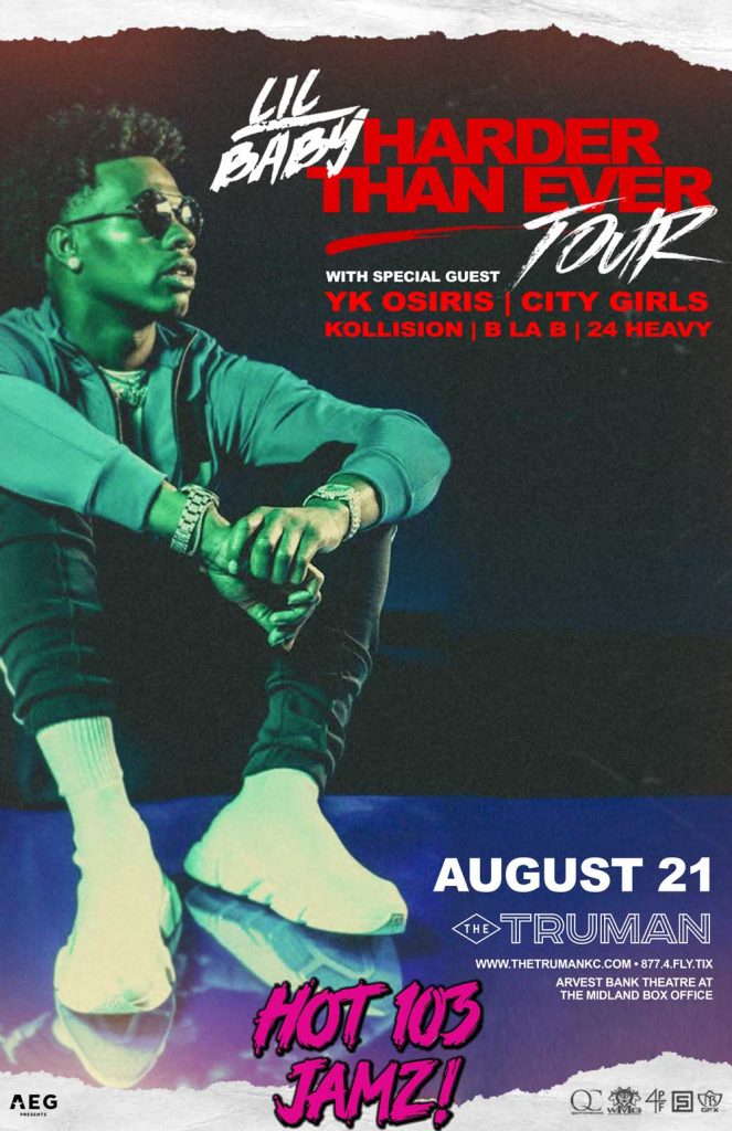 LIL BABY – HARDER THAN EVER TOUR | Hot 103 Jamz! LIL BABY – HARDER THAN EVER TOUR | Hot 103 Jamz!
