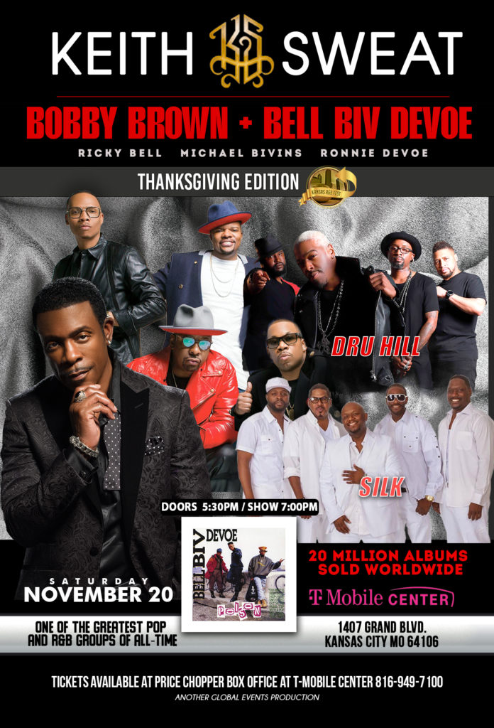 Kansas City R&B Fest with Keith Sweat / Bel Biv Devoe / Bobby Brown