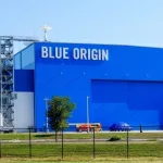 Property of Blue Origin's Orbital Launch Site (OLS) manufacturing facility in Cape Canaveral^ Florida. May 29^ 2021