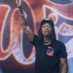 Wiz Khalifa at 2021 PFL World Championship at Hard Rock Live. Oct. 27^ 2021 - Hollywood^ Florida^ USA
