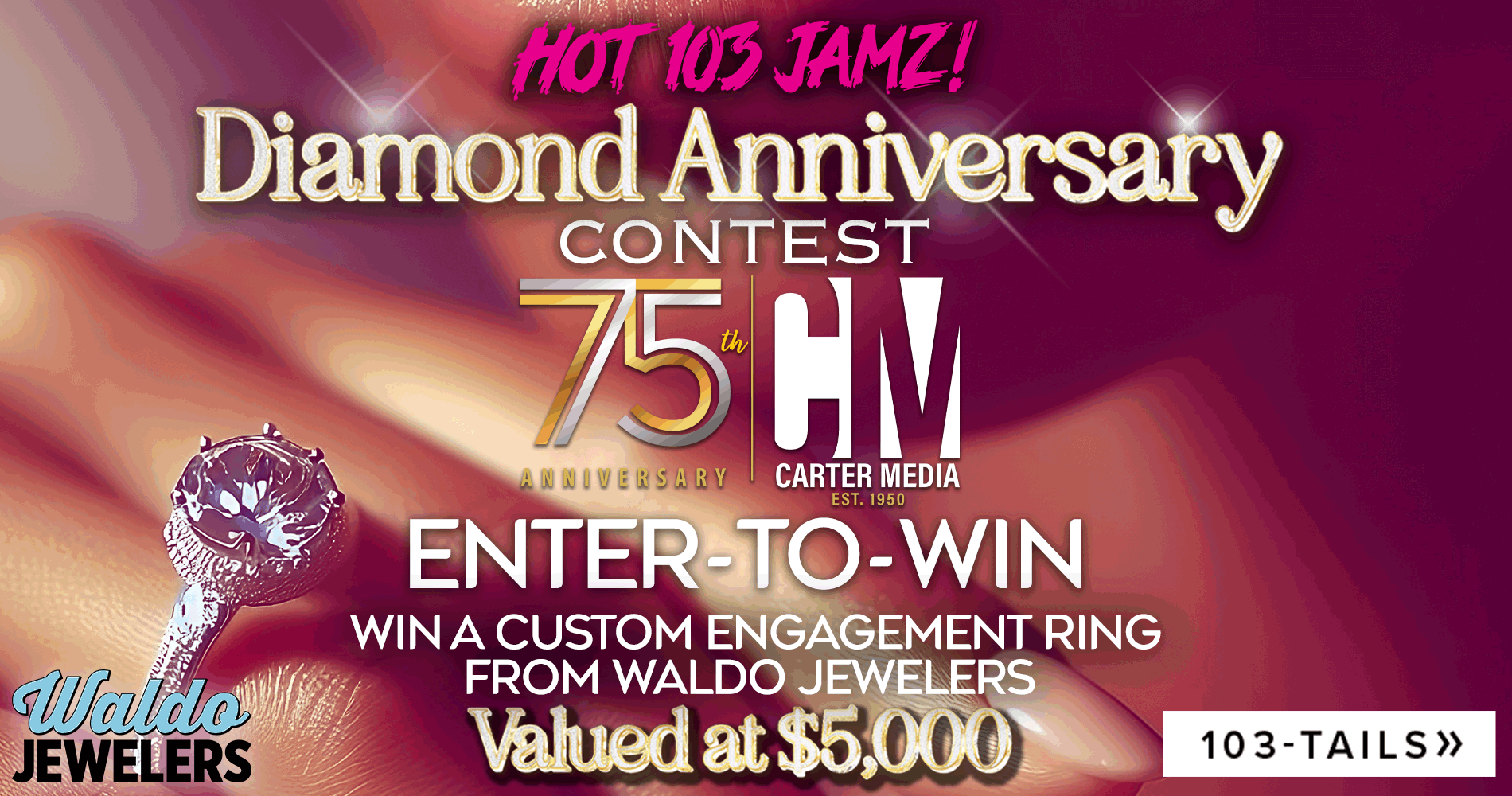 Enter to Win a custom diamond engagement ring from Waldo Jewelers!