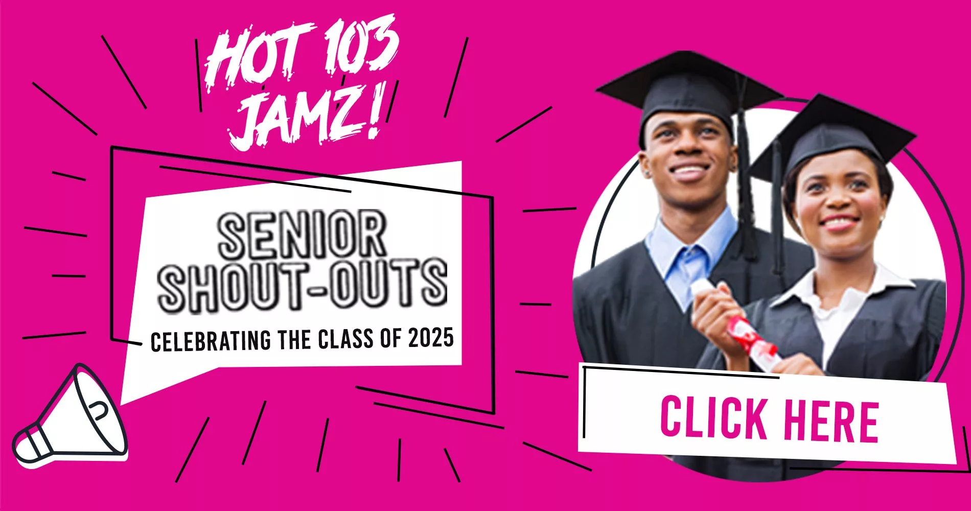 Shout Out Your Senior on Hot 103 Jamz!