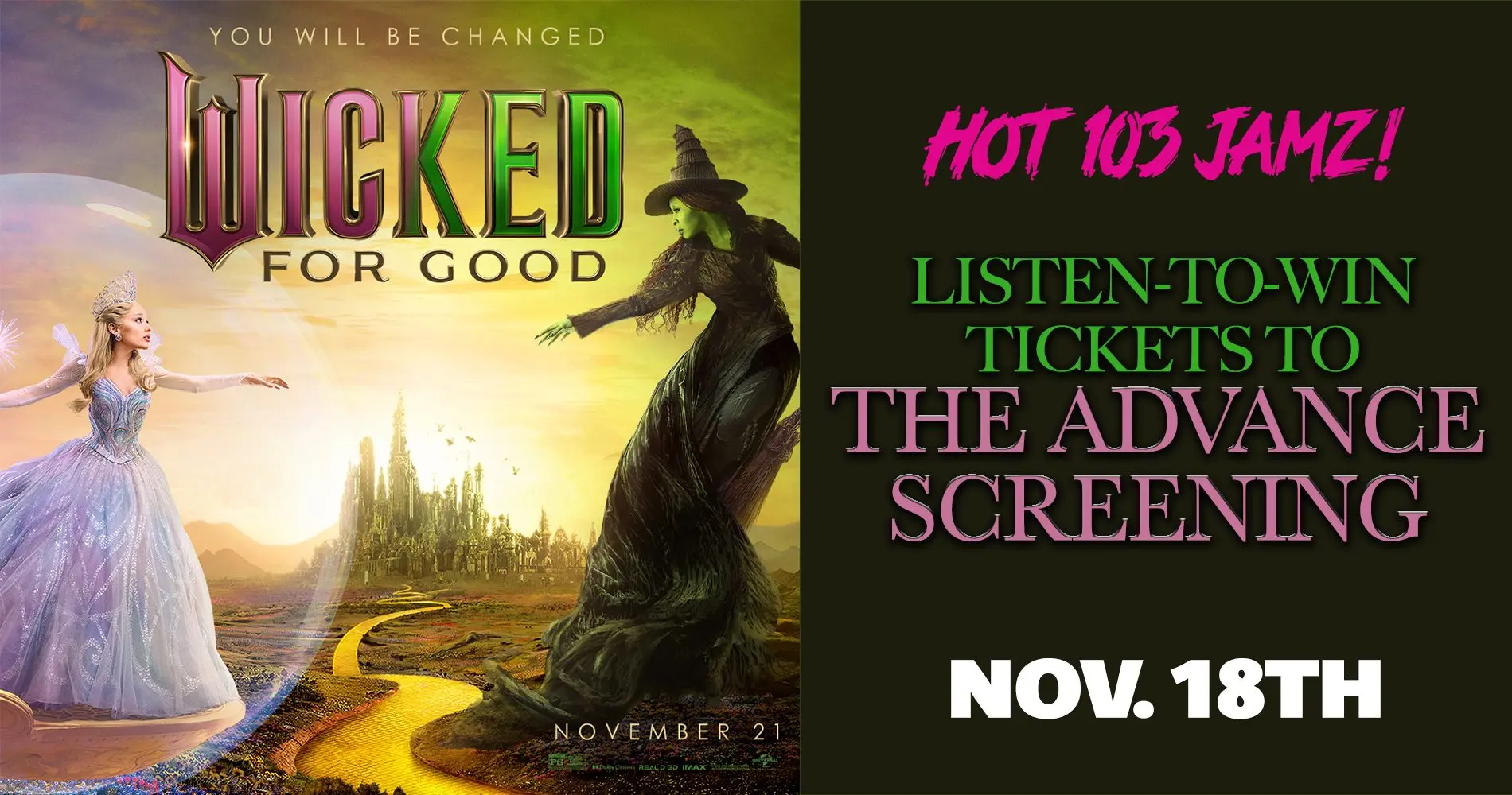 WIN WICKED ADVANCE SCREENING TICKETS!