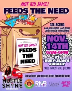 Hot 103 Jamz Feeds the Need | Nov. 14th, 2025