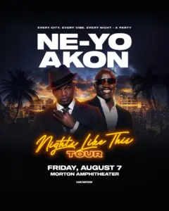 NE-YO & AKON Nights Like This Tour | Aug. 7, 2026
