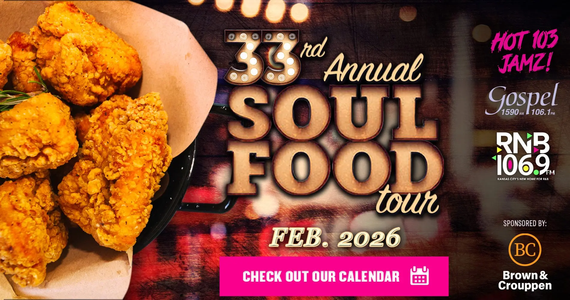 The 33rd Annual Soul Food Tour is HERE!