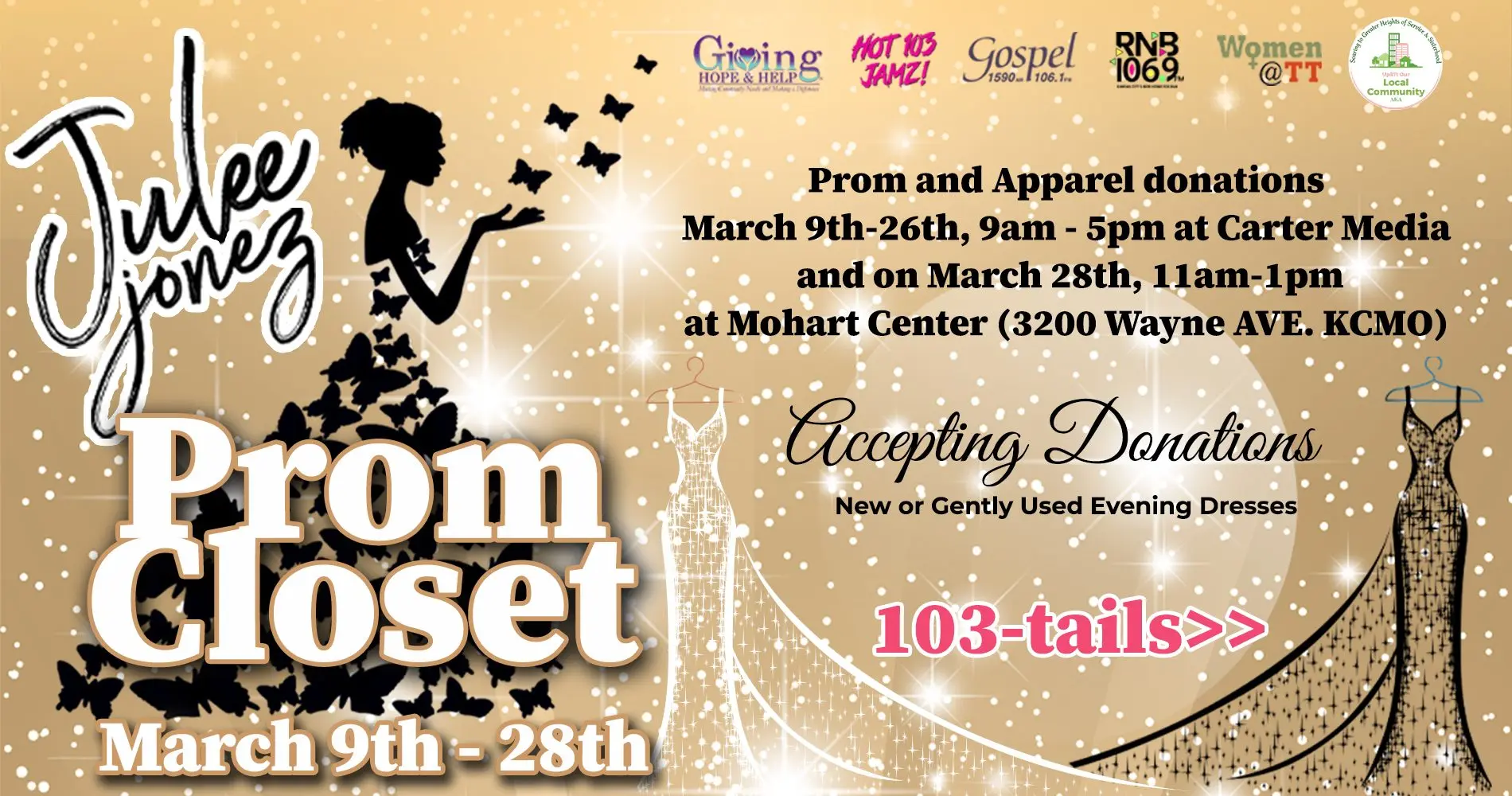 Donations needed! – JULEE JONEZ PROM CLOSET