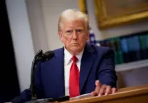 President Trump in the Roosevelt Room^ White House^ Washington^ DC^ Jan 21^ 2025