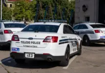 Toledo Police Department vehicles. The Toledo Police Department can be traced to 1837 when the first City Charter was written. Toledo - Circa September 2020