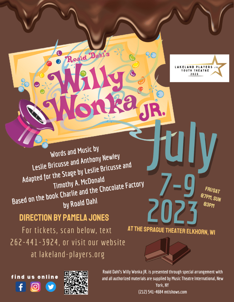 Willy Wonka Jr. | WLKG 96.1 FM The Lake