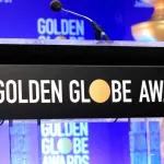 sign for the Golden Globe Awards at the Beverly Hilton Hotel on December 6^ 2018 in Beverly Hills^ CA