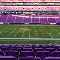 Interior view of U. S. Stadium in Minnesota^ SKOL Vikings^