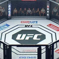 AI-generated image Description -- UFC Ring