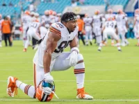 Myles Garrett Cleveland Browns Jacksonville Jaguars TIAA Bank Field Jacksonville Florida August 12^ 2022