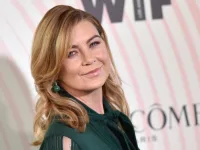 Ellen Pompeo arrives for the WIF 2018 Crystal + Lucy Awards on June 13^ 2018 in Beverly Hills^ CA