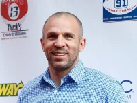 New York Knicks player Jason Kidd attends the 5th annual Tuck's Celebrity Billiards Tournament at Slate NYC on May 30^ 2013 in New York City.