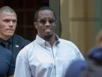 Sean “Diddy” Combs exiting the Crosby Street Hotel. Lower Manhattan NYC^ New York / USA - July 24^ 2019