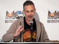 Freddie Prinze Jr. hosts a panel at Motor City Comic Con. Novi^ MI - May 14^ 2022