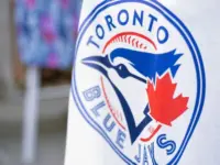 Detail of Blue Jays memorabilia. The Toronto Blue Jays are a professional baseball team located in Toronto^ Canada. Members of the Eastern Division of MLB