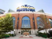 American Family Field is home to Major League Baseball's Milwaukee Brewers. The stadium was previously known as Miller Park. Milwaukee^ WI^ USA - August 10^ 2024