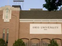 Football stadium at Ohio University^ home of the Bobcats ATHENS^ OHIO-SEPTEMBER 25^ 2008
