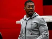 Boxer Anthony Joshua during the Dutch Grand Prix at Circuit Zandvoort on Thursday August 24^ 2023 in Zandvoort^ Netherlands