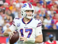 QB Josh Allen during an NFL game at Raymond James Stadium. Dec 12^ 2021; Tampa^ FL USA