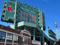 Exterior of Boston Red Sox stadium Fenway Park. Boston^ USA. April 14th 2024