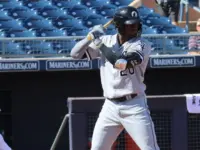 Louis Robert^ DH for the Glendale Desert Dogs at Peoria Sports Complex in Peoria^ Arizona/USA October 22nd^2018.