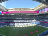 Inside the home of Real Madrid ^ The Santiago Bernabeu Stadium Madrid ^ Spain - Aug 28^ 2025