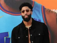 Anthony Davis at the Los Angeles premiere of 'Space Jam: A New Legacy' held at the Regal LA Live in Los Angeles on July 12^ 2021.
